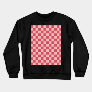 Pink Cube Pattern Crewneck Sweatshirt